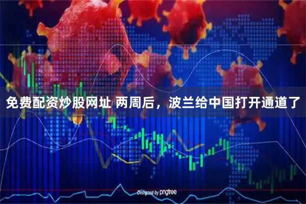 免费配资炒股网址 两周后，波兰给中国打开通道了